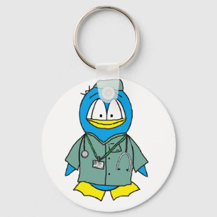 Porte-clés Doctor Penguin