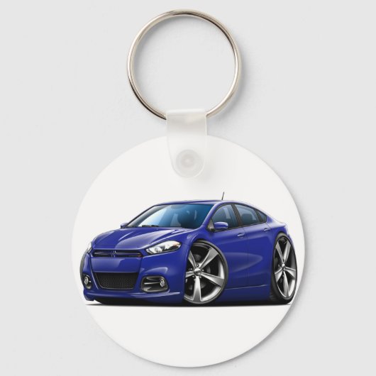 Porte-clés Dodge Dart Dk Blue Car (Recto)