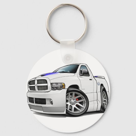 Porte-clés Dodge SRT10 Blancs (Recto)