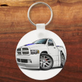 Porte-clés Dodge SRT10 Blancs (Recto)