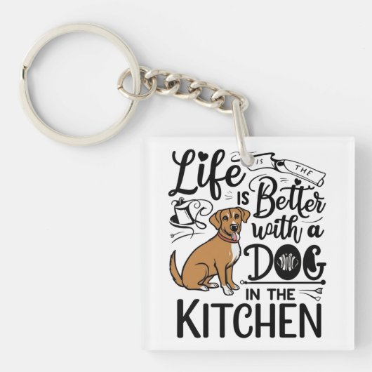 Porte-clés Dog Kitchen Companion (Devant)