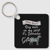 Porte-clés Dog Labrador Glitter funny (Recto)