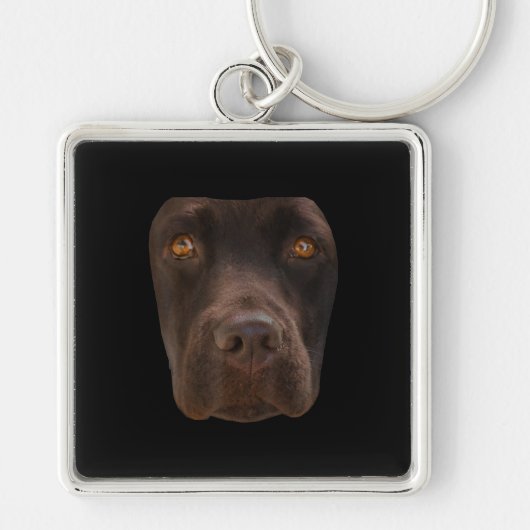 Porte-clés Dog Lover Chocolat blanc (Devant)