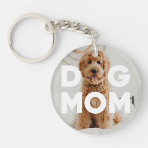 Porte-clés DOG MOM, votre photo de chien