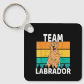 Porte-clés Dog Team Labrador Lover (Recto)