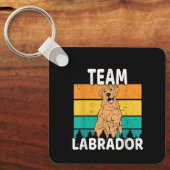 Porte-clés Dog Team Labrador Lover (Recto)