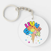 Porte-clés Dog with ice cream (Devant)