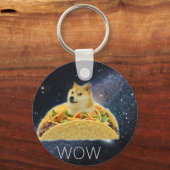 Porte-clés doge space taco meme (Recto)