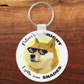 Porte-clés Dogecoin Futurs Lunettes de soleil Stock marché Cr (Recto)