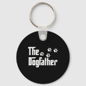Porte-clés Dogfather T Shirt Dad Fête des pères Amoureux des (Recto)