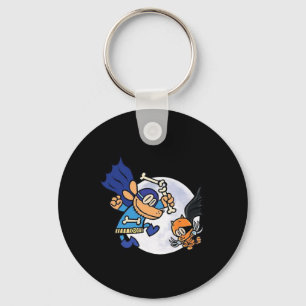 Porte-clés Dogman Et Chat Essentiels Pour Enfant