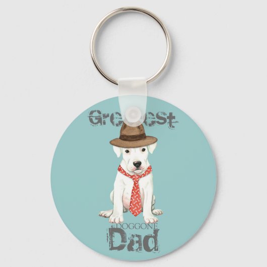 Porte-clés Dogo Argentino (Recto)