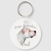 Porte-clés Dogo Argentino Papa 2 (Verso)