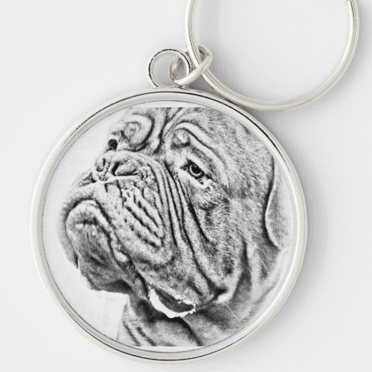 Porte-clés Dogue De Bordeaux - mastiff français (Devant)