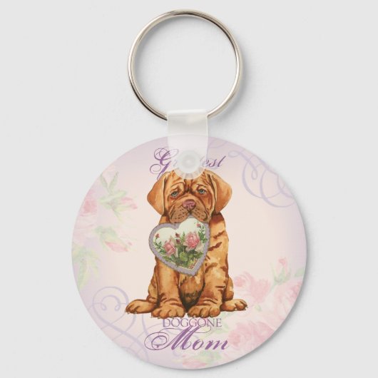 Porte-clés Dogue Heart Maman (Recto)