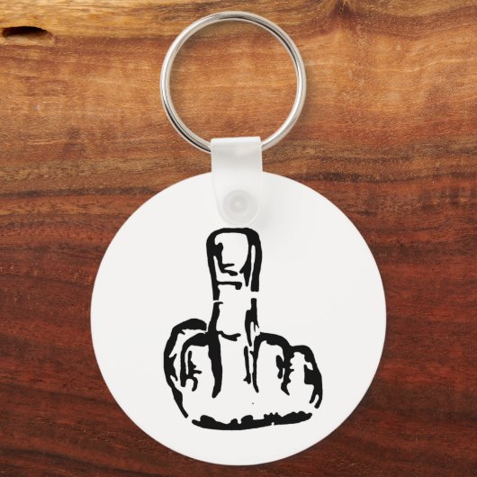 Porte-clés Doigt moyen (Recto)