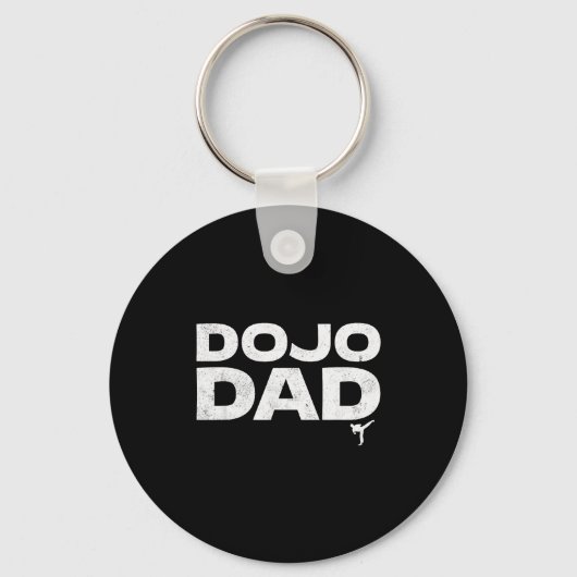 Porte-clés Dojo Dad Martial Arts Funny Father's Day Gift For (Recto)