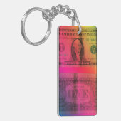 Porte-clés dollar arc-en-ciel (Devant gauche)