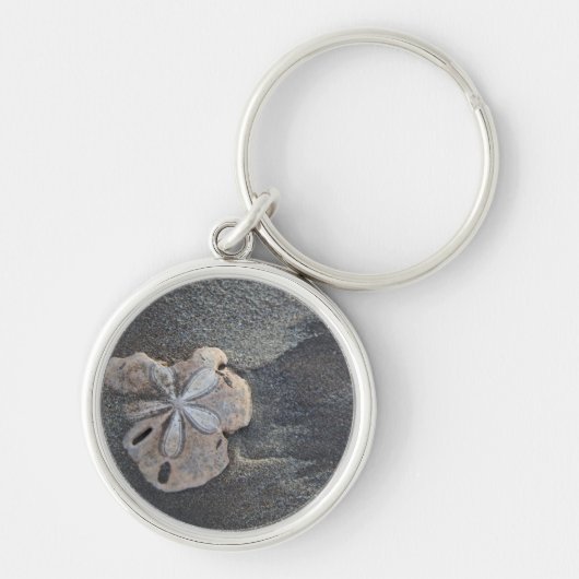 Porte-clés Dollar des sables sur le sable (Devant)