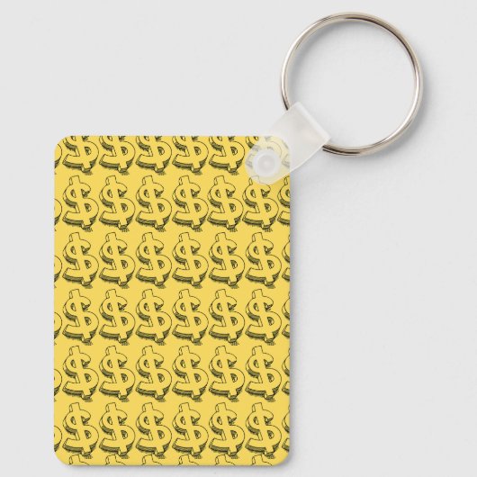 Porte-clés dollar or (Verso)