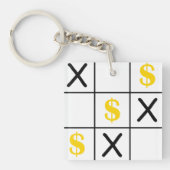 Porte-clés Dollar Tic Tac Toe (Devant)