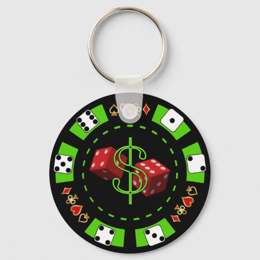 PORTE-CLÉS DOLLARS ET PILOTE DE POKER (Recto)