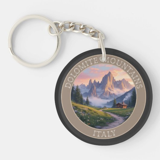 Porte-clés Dolomite Mounts Italie (Devant)