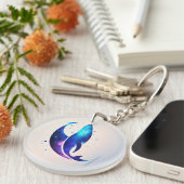 Porte-clés Dolphin Dreams Porte - clé acrylique - Porter la m (Devant Droit)