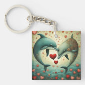 Porte-clés Dolphin Love 2 (Devant)