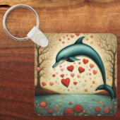 Porte-clés Dolphin Love 3 (Recto)