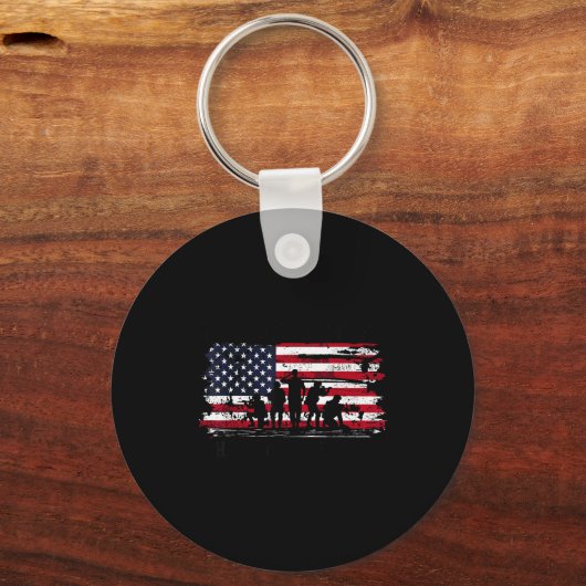 Porte-clés Dom Isn't Thank You Veterans Day Military Usa Flag (Recto)