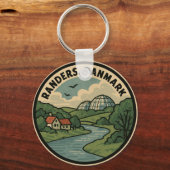 Porte-clés Dômes de Randers Danemark (Recto)