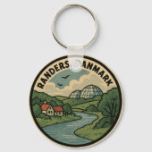 Porte-clés Dômes de Randers Danemark (Verso)