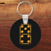 Porte-clés Domino 9 Dominoes Carreaux Puzzler Jeu cadeau (Recto)