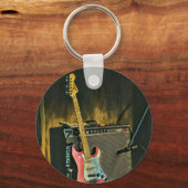 Porte-clés Don de guitare acoustique (Recto)