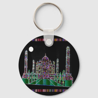 Porte-clés DON DE LA FÊTE RETOUR CADEAUX : Taj Mahal Agra Ind