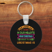Porte-clés Don De Noël Tant Que Nous Le Savons (Recto)