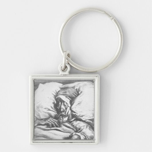 Porte-clés Don don Quichotte enroulé (Devant)