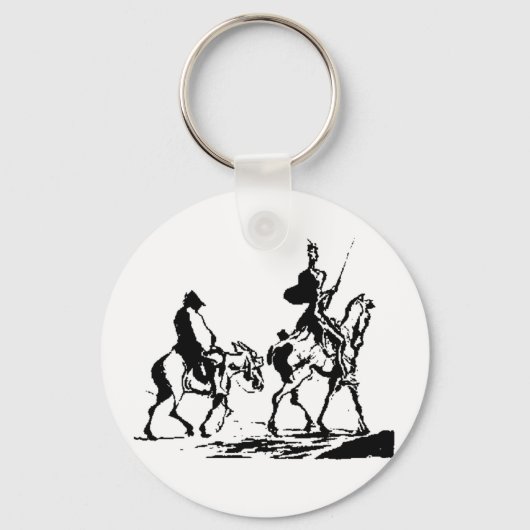 Porte-clés Don Quichotte et Sancho Panza (Recto)