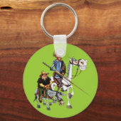 Porte-clés DON QUIJOTE, SANCHO,...- Llavero-Cervantes (Recto)