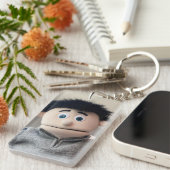 Porte-clés Don`t Forget, Davey Loves You! (Devant droit)