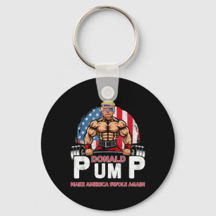 Porte-clés Donald Pump America Swole à nouveau drôle Trump 20