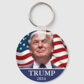 Porte-clés Donald Trump 2024 (Verso)