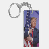 Porte-clés Donald Trump 2024 et l'Amérique (Devant gauche)