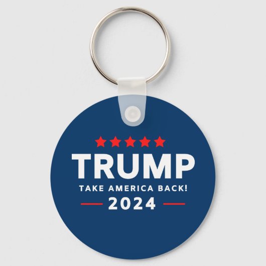 Porte-clés Donald Trump 2024 et l'Amérique (Recto)
