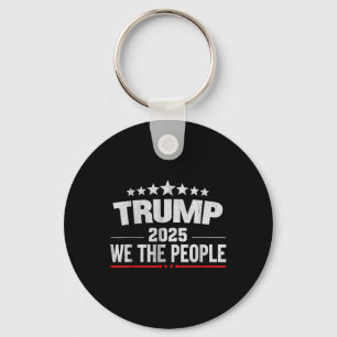 Porte-clés Donald Trump 2025 We The People 4 juillet Ellisy