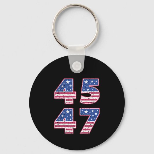 Porte-clés Donald Trump 45-47 (Recto)