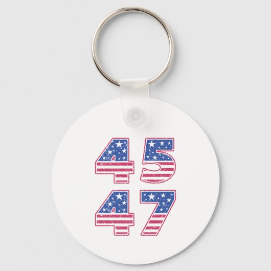 Porte-clés Donald Trump 45-47 (Recto)