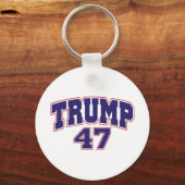 Porte-clés Donald Trump 47 (Recto)