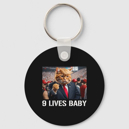 Porte-clés Donald Trump Cat Neuf Vit Bébé (Recto)